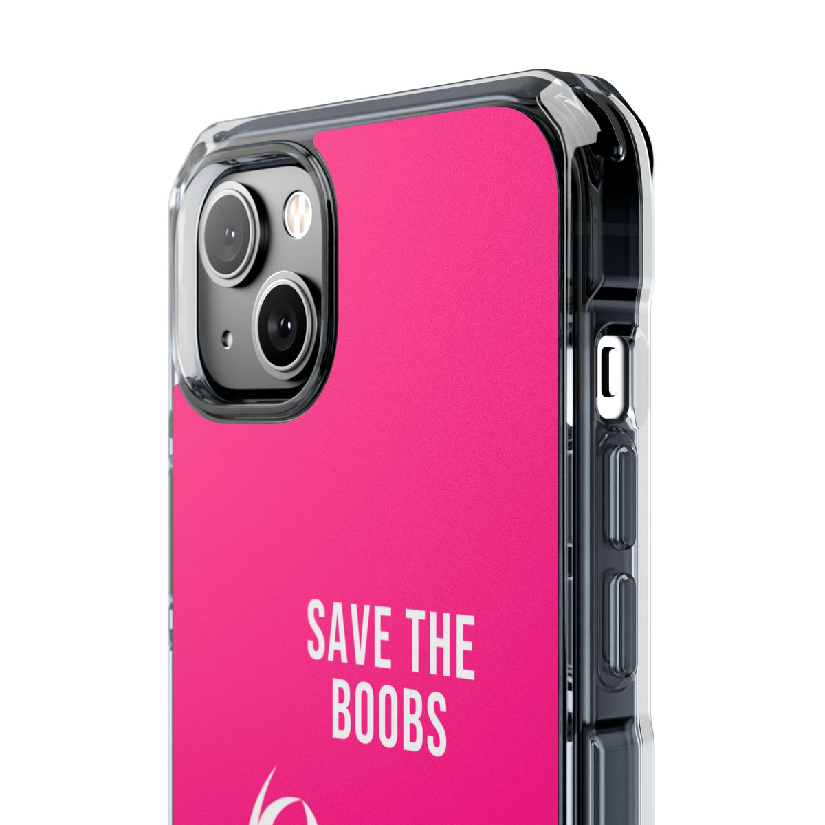 Pink Purpose - Hot Pink - Magnetic Clear Impact iPhone Case
