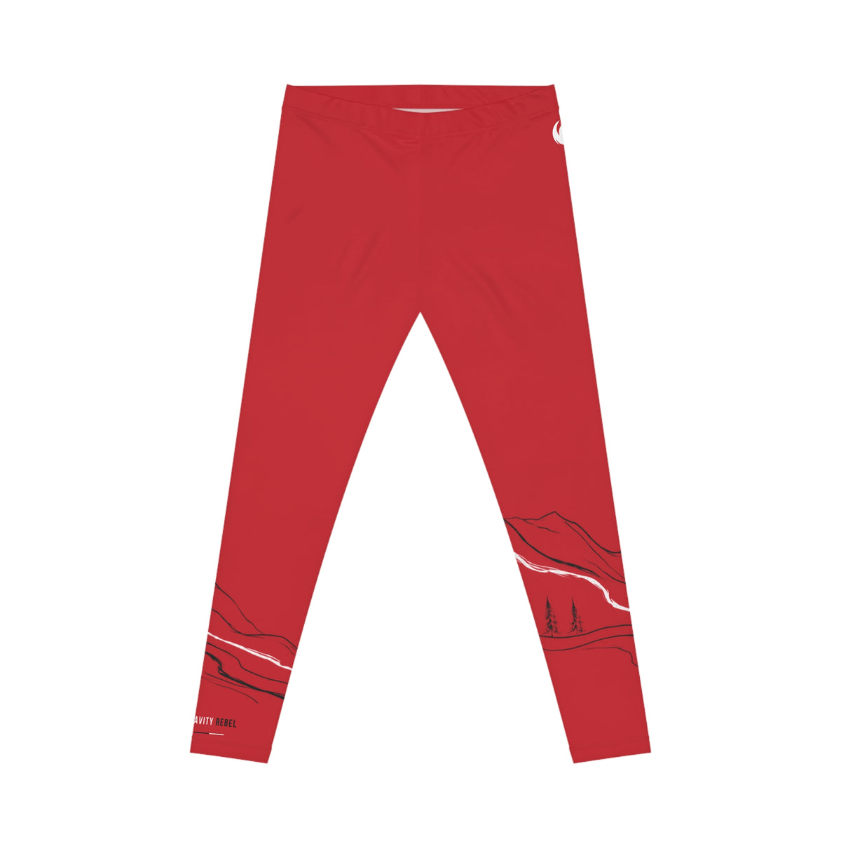 Cycling Psycho - Gravity Rebel - Red - Women’s Leggings