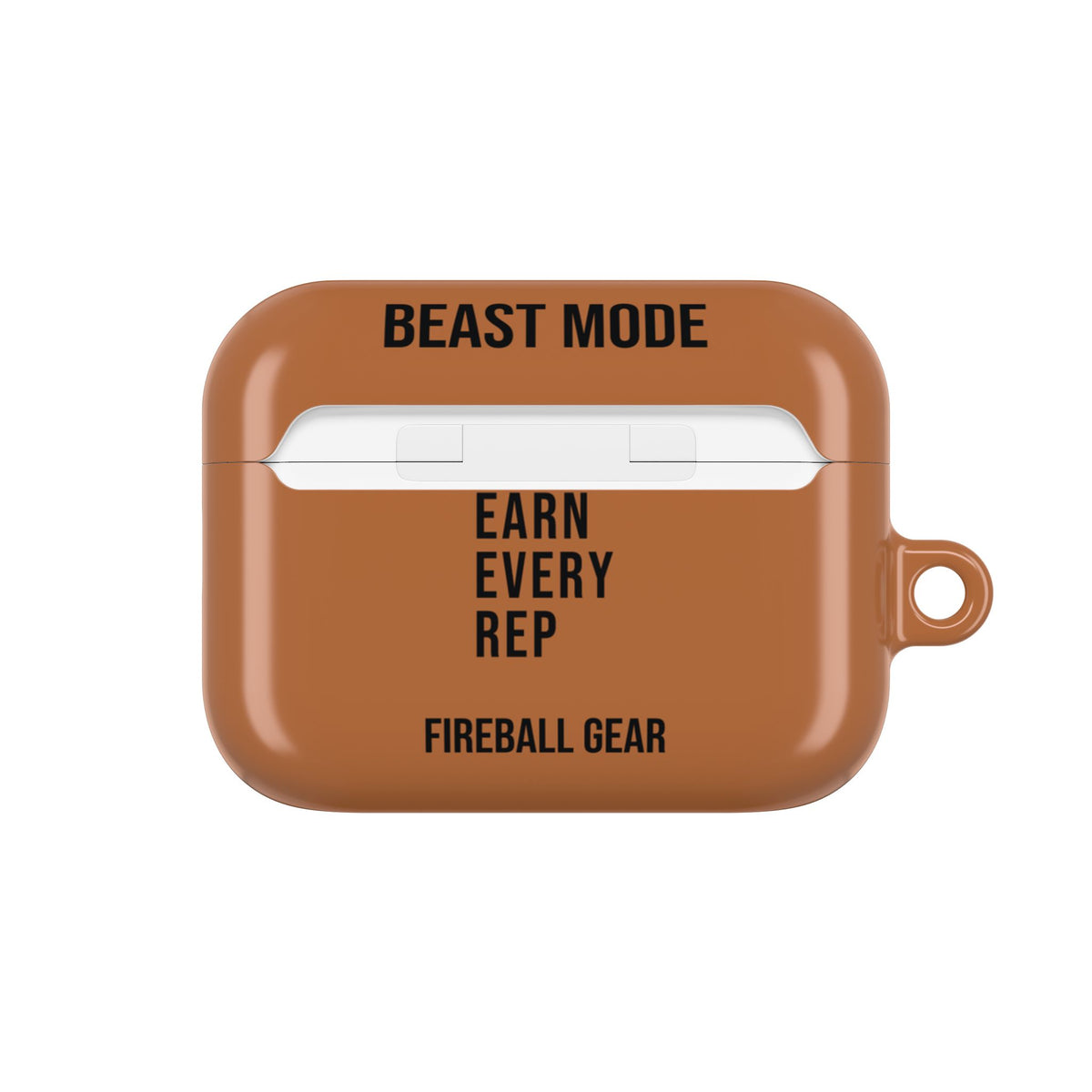 Beast Mode - Iron Instinct - Burnt Orange - AirPods Case