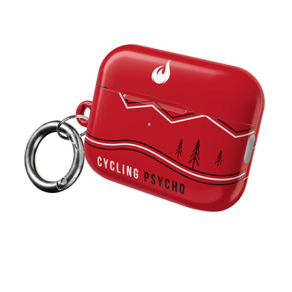 Cycling Psycho - Gravity Rebel - Red - AirPods Case