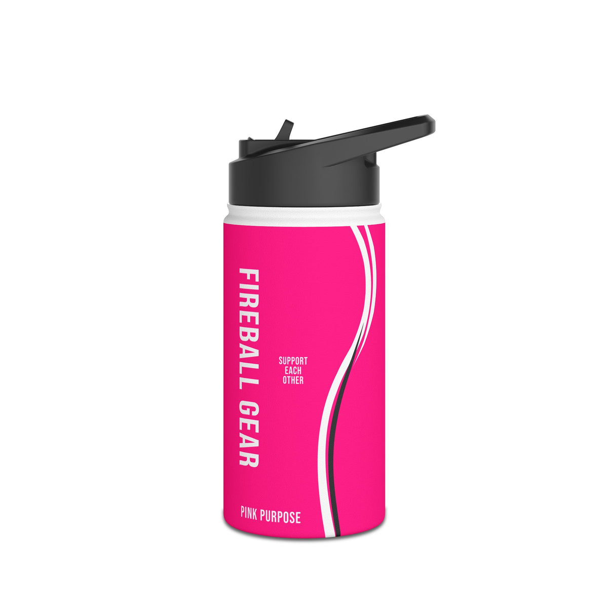 Pink Purpose - Hot Pink - Stainless Steel Water Bottle