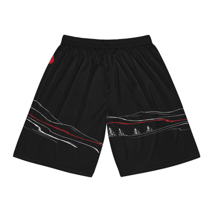 Cycling Psycho - Gravity Rebel - Black - Men’s Sports Shorts