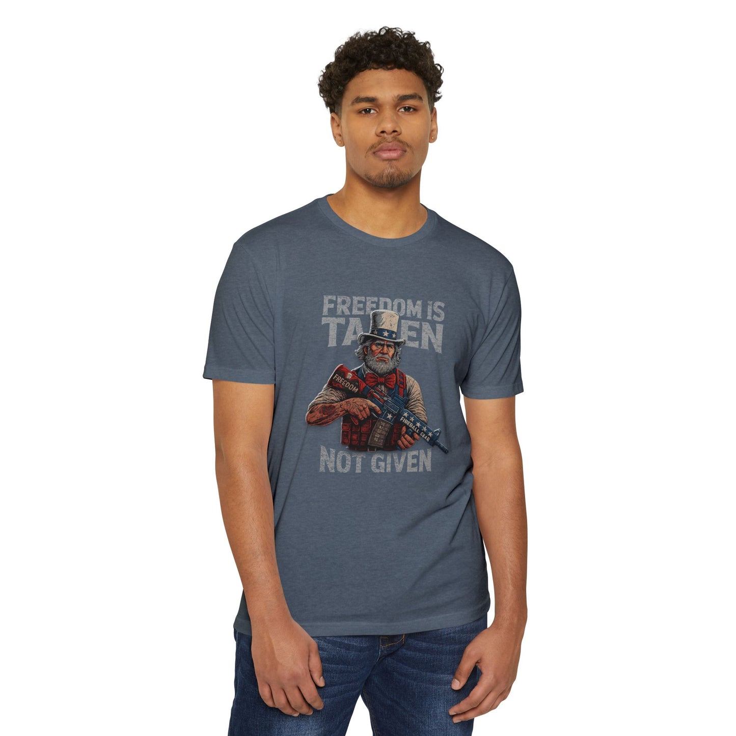 Freiheit wird genommen, nicht gegeben - Unisex T-Shirt