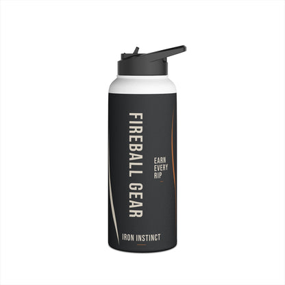 Beast Mode - Iron Instinct - Black - Stainless Steel Water Bottle