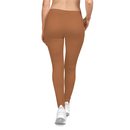 Beast Mode - Iron Instinct - Burnt Orange - Women's Leggings