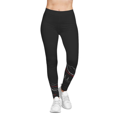 Cycling Psycho - Gravity Rebel - Black - Women’s Leggings