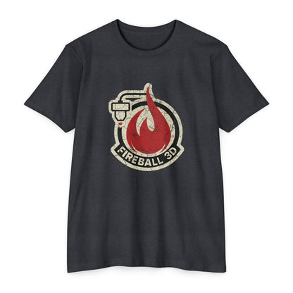 Fireball 3D - Distressed - T-shirt