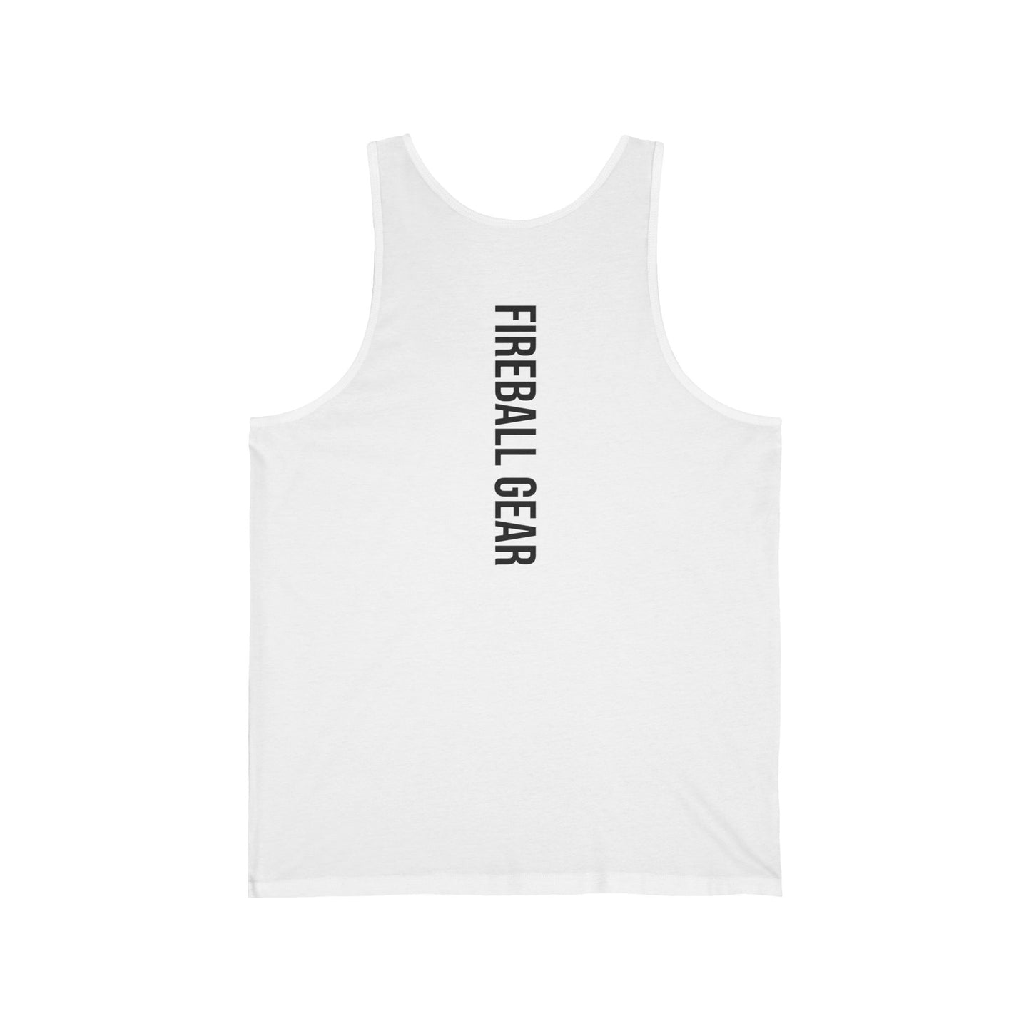 Fireball Gear - Flame & Gear - Black - Fitness Jersey Tank Top