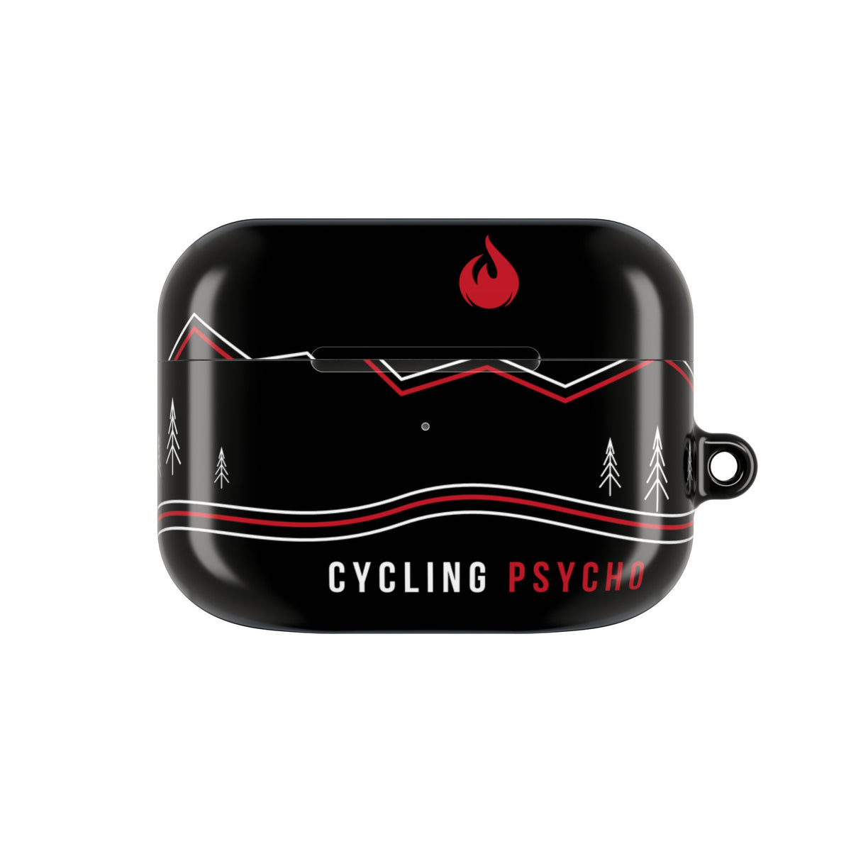 Cycling Psycho - Gravity Rebel - Black - AirPods Case