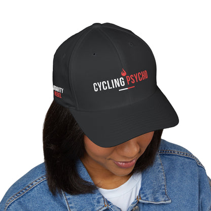 Cycling Psycho - Gravity Rebel - Black - Flexfit Hat