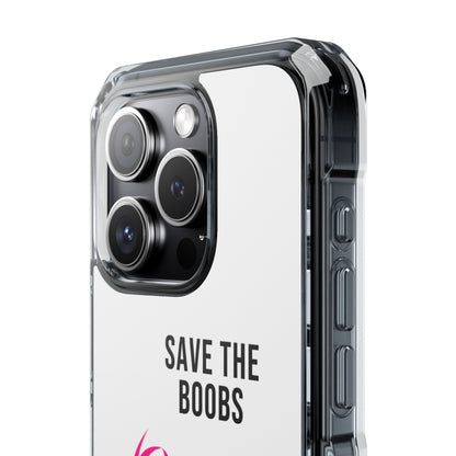 Pink Purpose - White - Magnetic Clear Impact iPhone Case