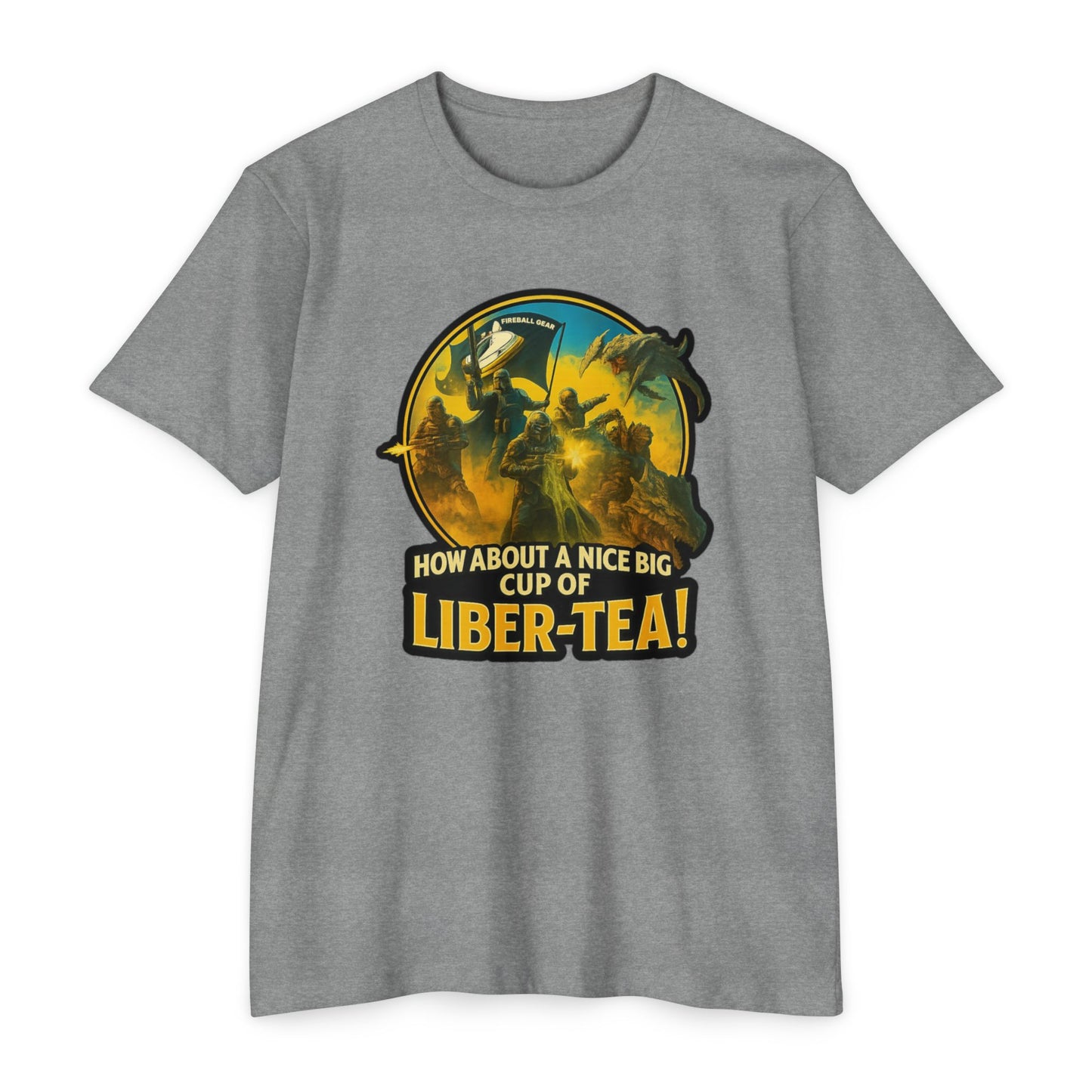 Hell Divers – Trinken Sie eine schöne große Tasse Waage-Tee! – Unisex-T-Shirt