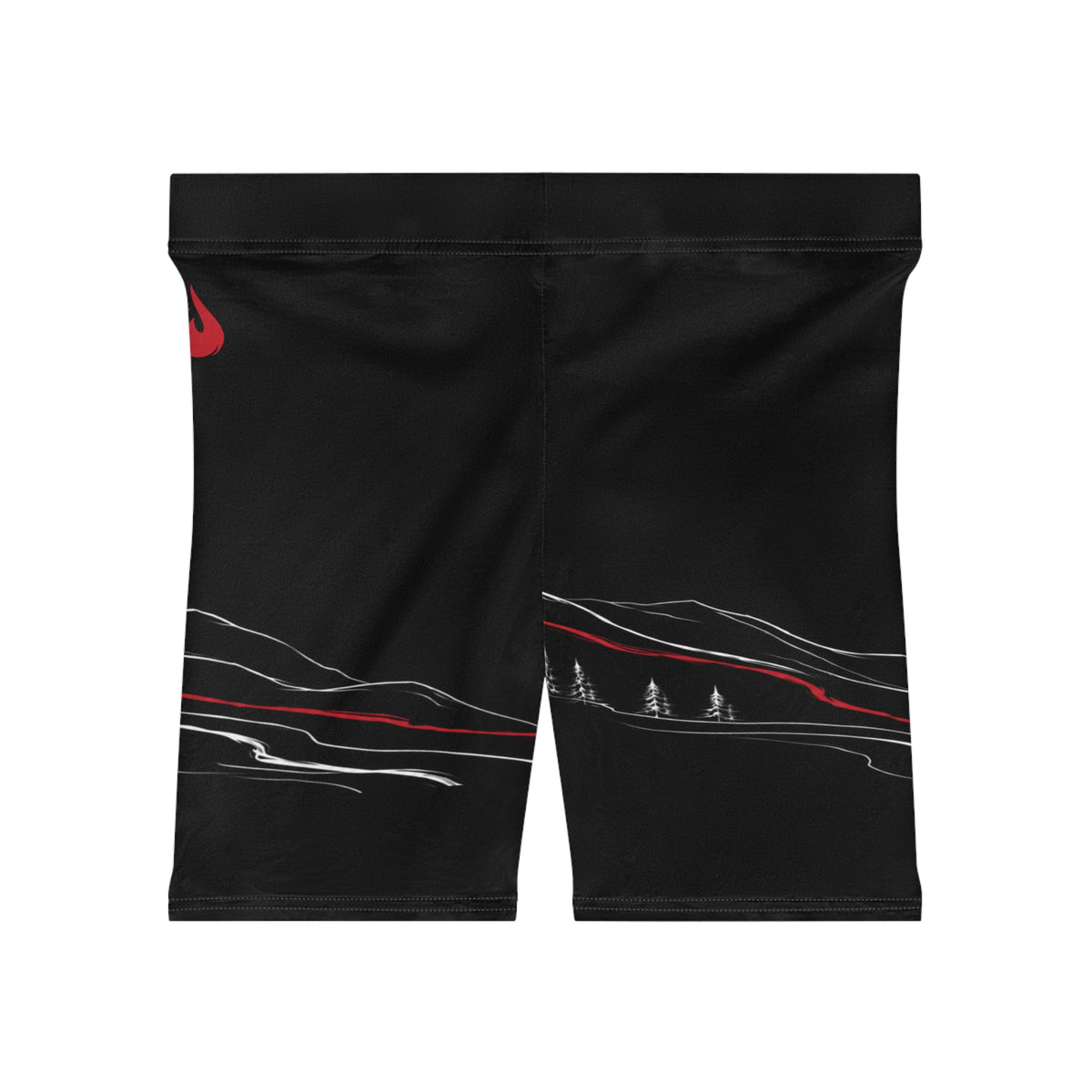 Cycling Psycho - Gravity Rebel - Black - Women’s Biker Shorts