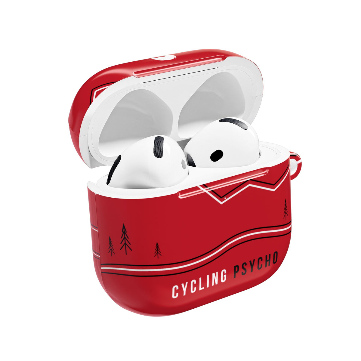Cycling Psycho - Gravity Rebel - Red - AirPods Case