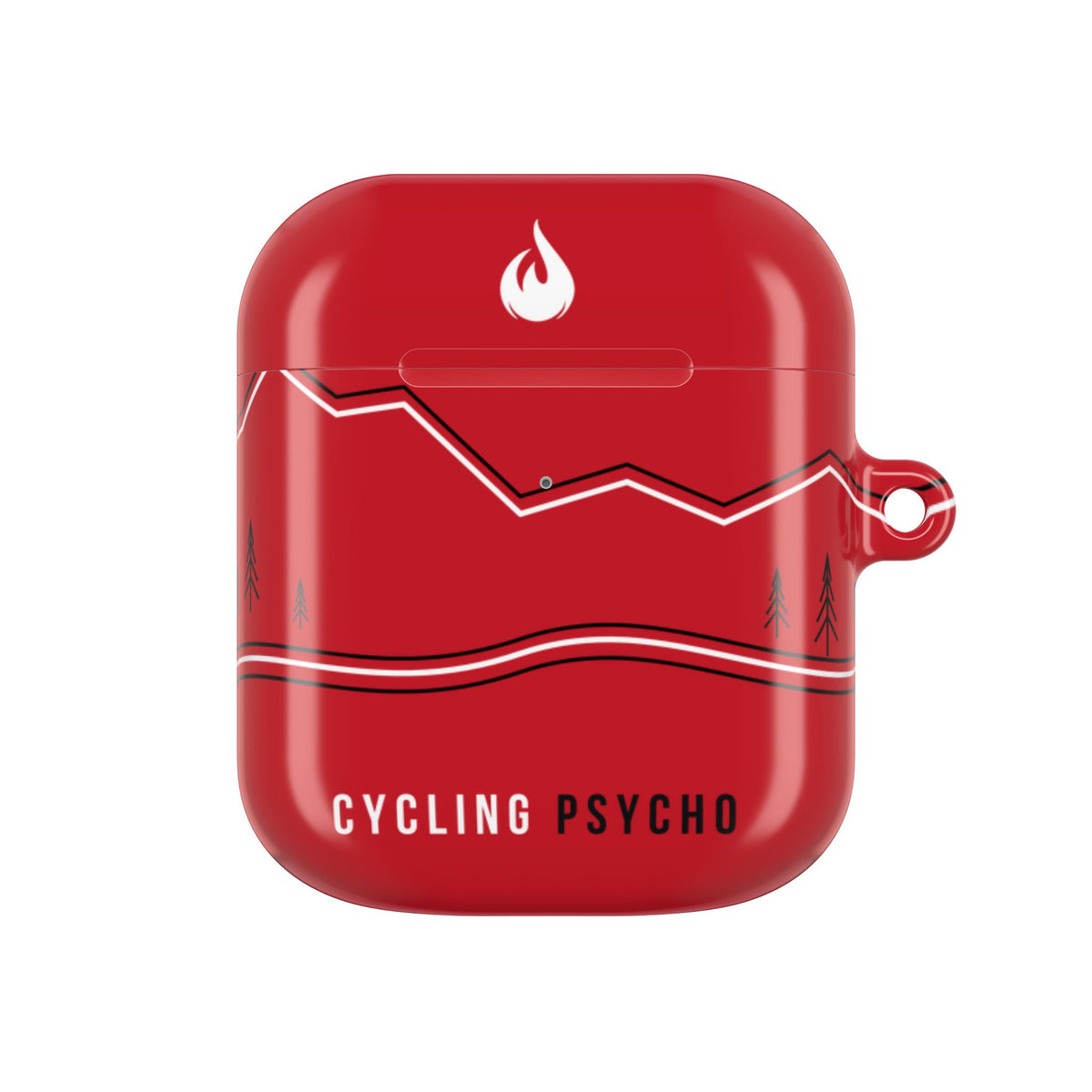 Cycling Psycho - Gravity Rebel - Red - AirPods Case