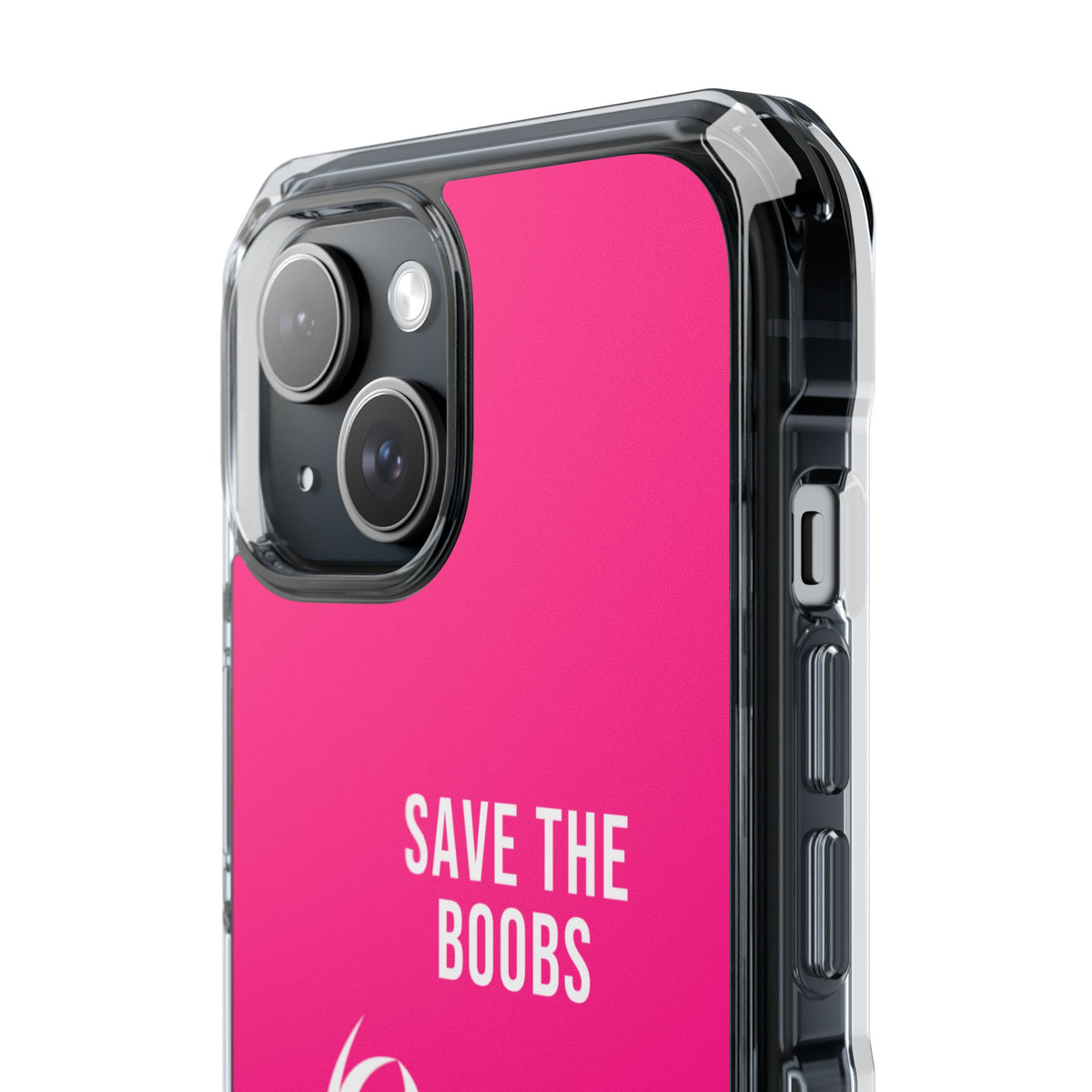 Pink Purpose - Hot Pink - Magnetic Clear Impact iPhone Case