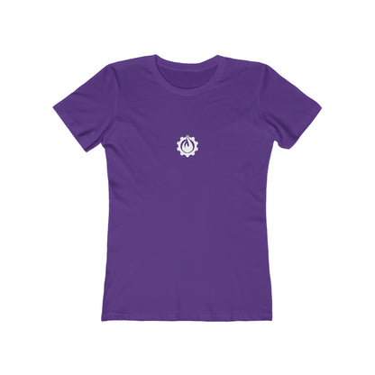 Fireball Gear - Flame &amp; Gear - Weiß - Damen Slim Fit T-Shirt