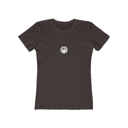 Fireball Gear - Flame &amp; Gear - Weiß - Damen Slim Fit T-Shirt