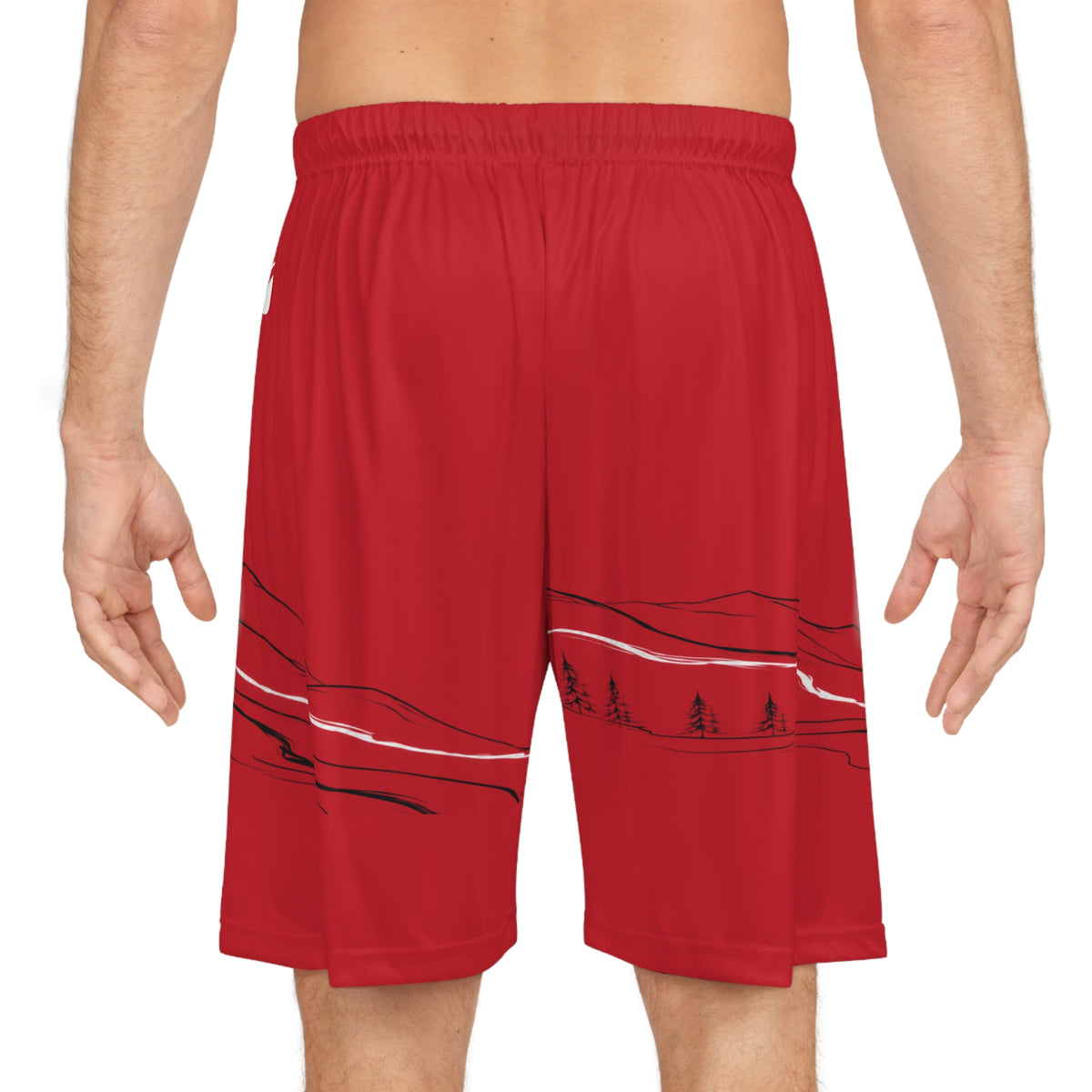 Cycling Psycho - Gravity Rebel - Red - Men’s Sports Shorts