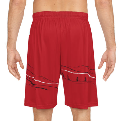 Cycling Psycho - Gravity Rebel - Red - Men’s Sports Shorts
