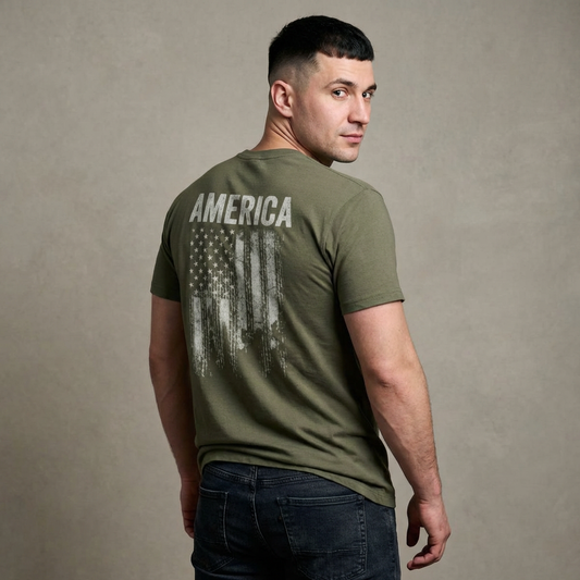 Bandera de Estados Unidos - Camiseta unisex