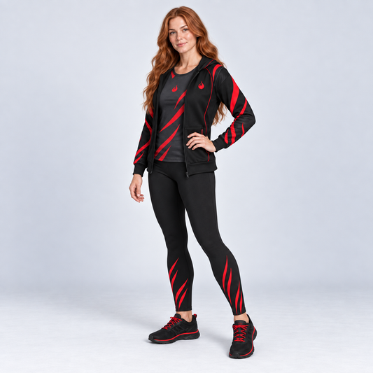 Flames Edge - Gray - Women's T-Shirt