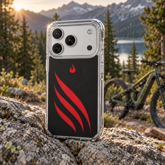 Flames Edge - Magnetic Clear Impact iPhone Cases