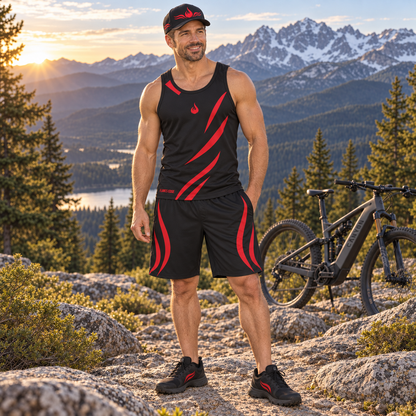 Flames Edge - Black - Unisex Tank Top