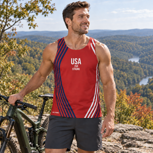 USA 250 Strong - Red - Unisex Tank Top
