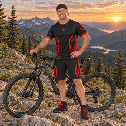 Flames Edge - Sports Shorts