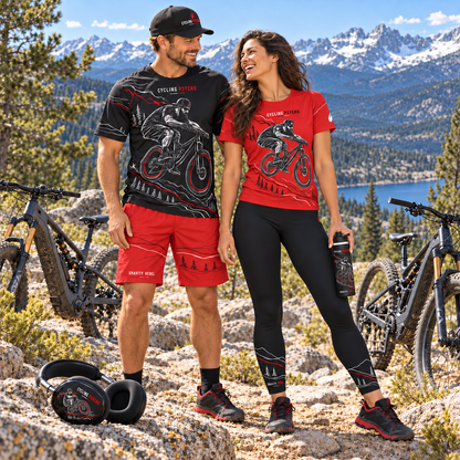 Cycling Psycho - Gravity Rebel - Black - Women’s Leggings