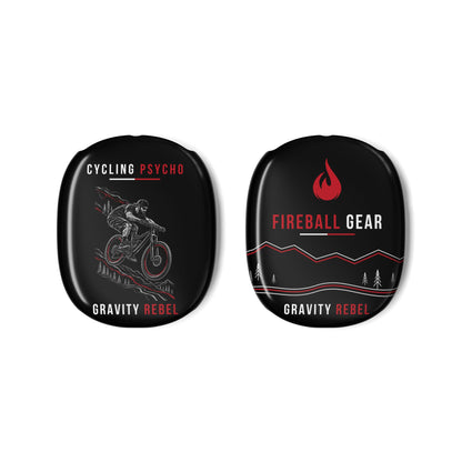 Cycling Psycho - Gravity Rebel - Black - AirPods Max Ear-Cup Covers