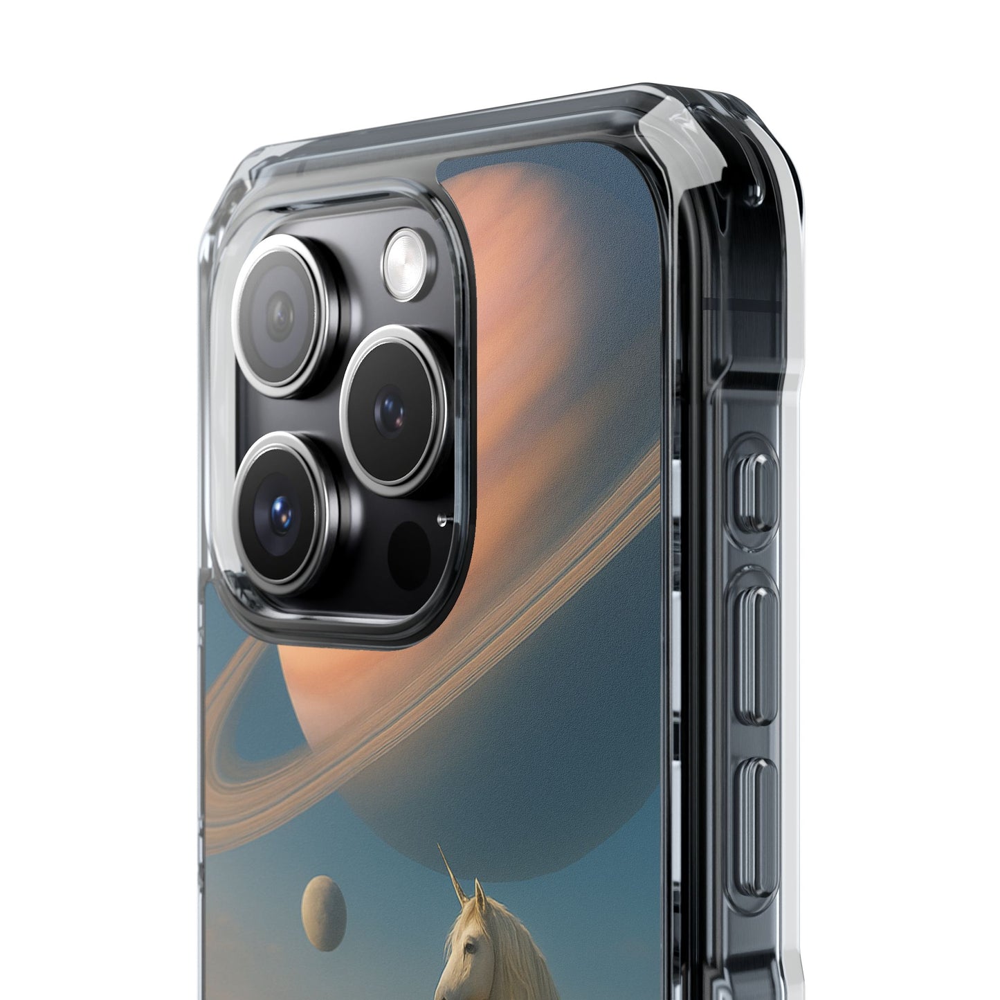 Cosmic Unicorn Dreamscape - Magnetische, durchsichtige iPhone-Hüllen