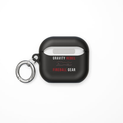 Cycling Psycho - Gravity Rebel - Black - AirPods Clip-On Case Cover
