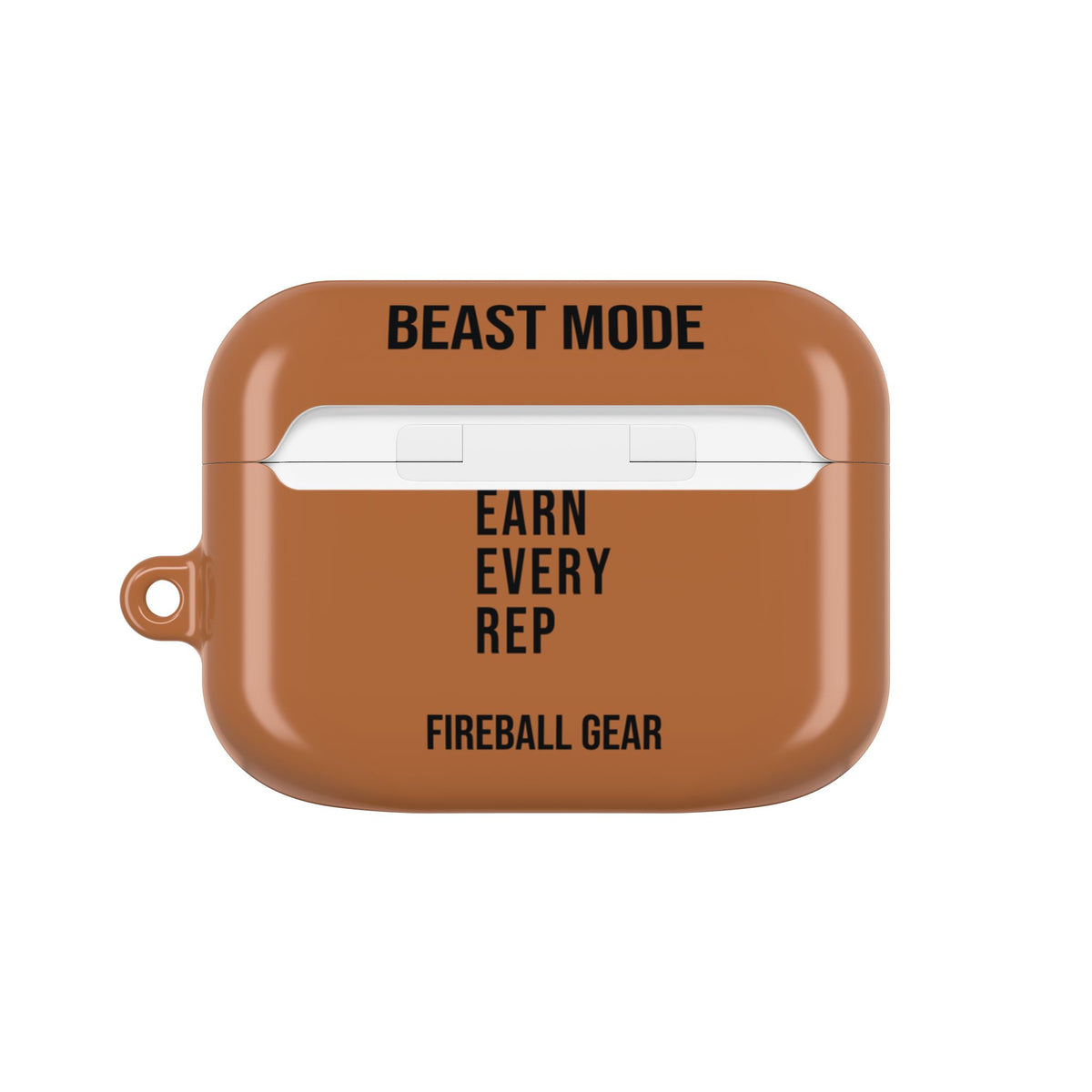 Beast Mode - Iron Instinct - Burnt Orange - AirPods Case