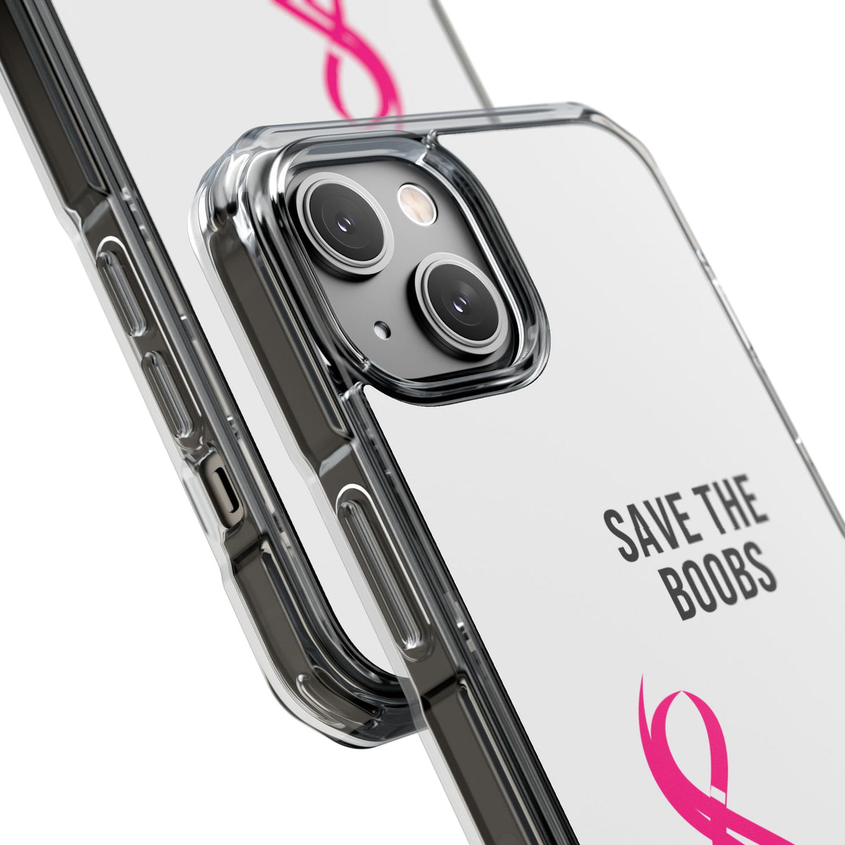 Pink Purpose - White - Magnetic Clear Impact iPhone Case
