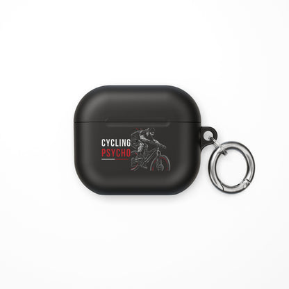 Cycling Psycho - Gravity Rebel - Black - AirPods Clip-On Case Cover