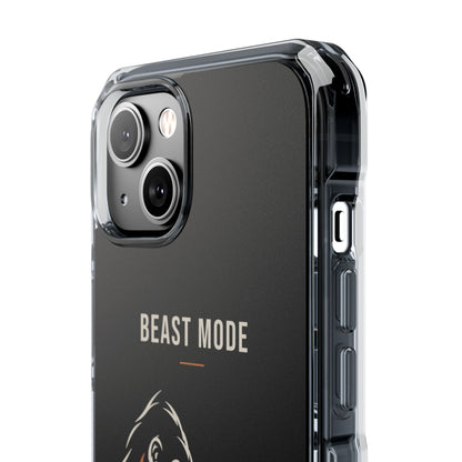 Beast Mode - Iron Instinct - Black - Magnetic Clear Impact iPhone Case