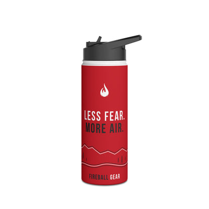 Cycling Psycho - Gravity Rebel - Red - Stainless Steel Water Bottle