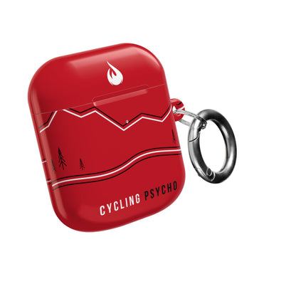 Cycling Psycho - Gravity Rebel - Red - AirPods Case