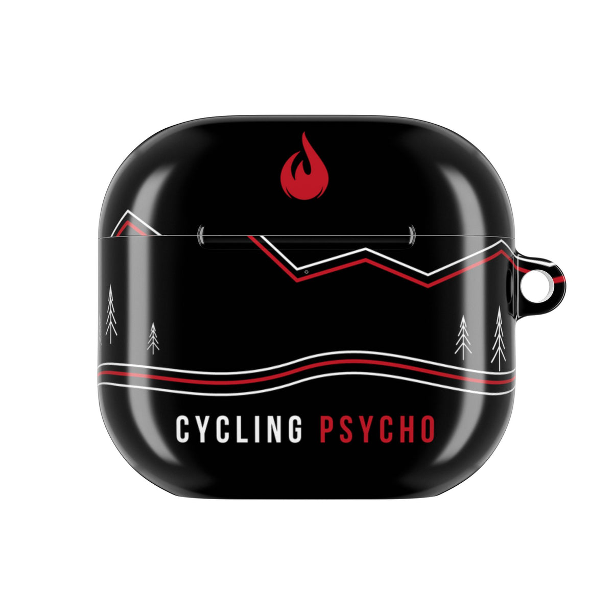 Cycling Psycho - Gravity Rebel - Black - AirPods Case