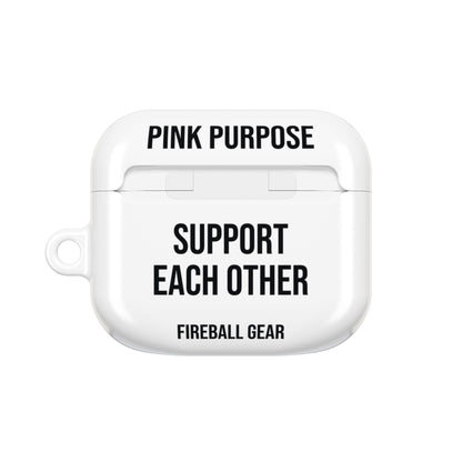 Pink Purpose - White - AirPods Case
