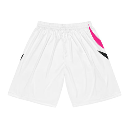 Pink Purpose - White - Men's Sports Shorts
