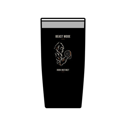 Beast Mode - Iron Instinct - Black - Insulated Tumbler, 20oz