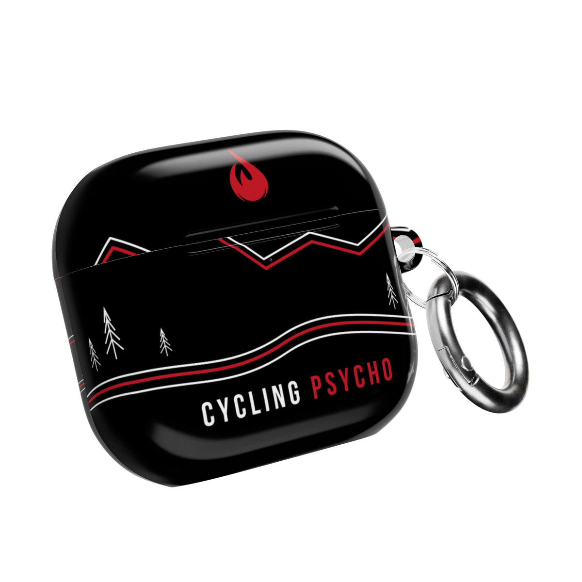 Cycling Psycho - Gravity Rebel - Black - AirPods Case