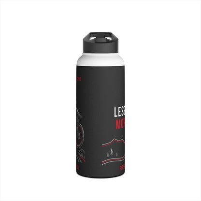 Cycling Psycho - Gravity Rebel - Black - Stainless Steel Water Bottle