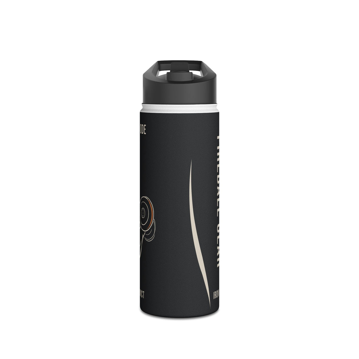 Beast Mode - Iron Instinct - Black - Stainless Steel Water Bottle