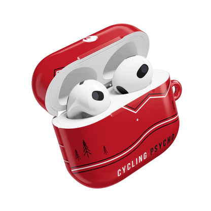 Cycling Psycho - Gravity Rebel - Red - AirPods Case