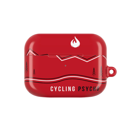 Cycling Psycho - Gravity Rebel - Red - AirPods Case