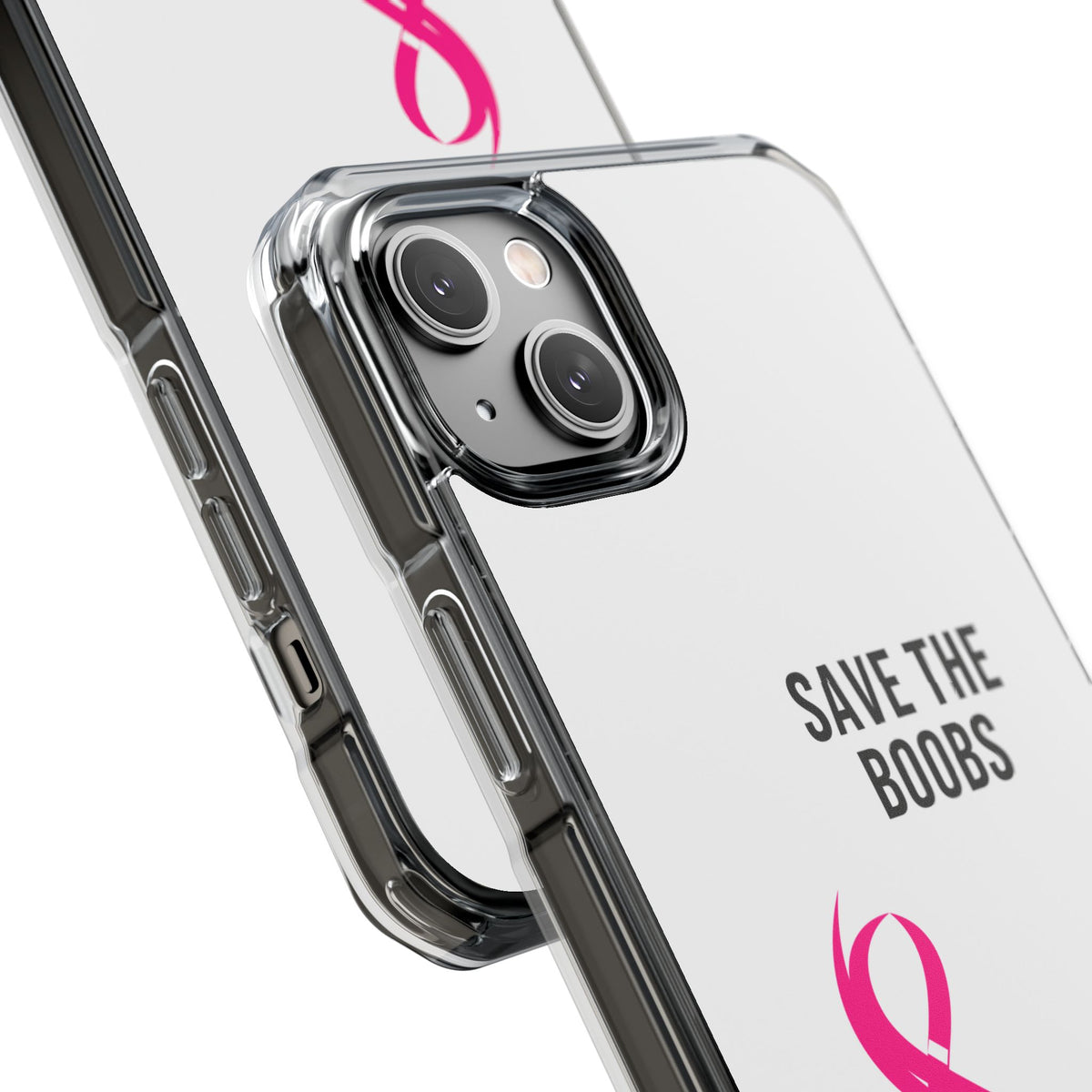 Pink Purpose - White - Magnetic Clear Impact iPhone Case